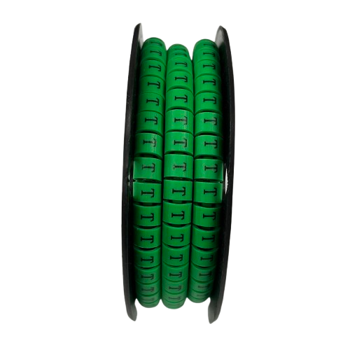 Cable (T) Marker 5.0mm to 7.2mm EC-3G 350pcs Green