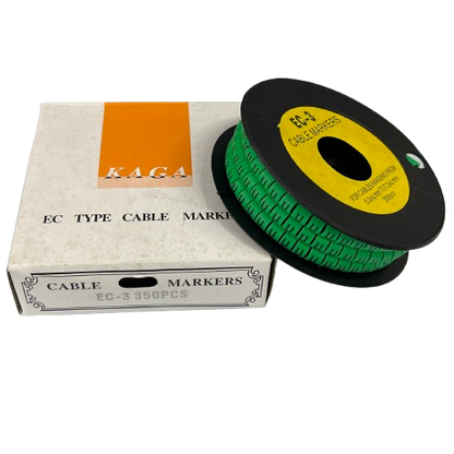 Cable (U) Marker 5.0mm to 7.2mm EC-3G 350pcs Green