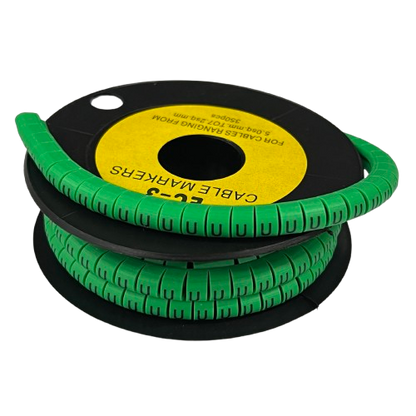 Cable (U) Marker 5.0mm to 7.2mm EC-3G 350pcs Green