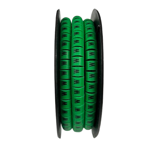 Cable (W) Marker 5.0mm to 7.2mm EC-3G 350pcs Green