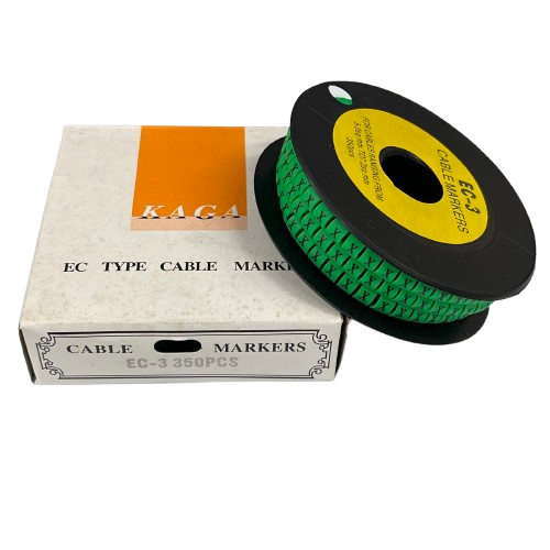 Cable (X) Marker 5.0mm to 7.2mm EC-3G 350pcs Green