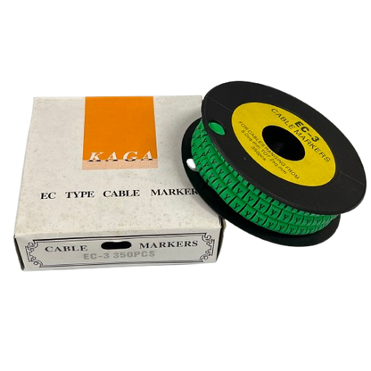 Cable (Y) Marker 5.0mm to 7.2mm EC-3G 350pcs Green