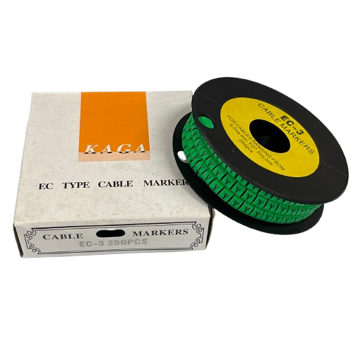 Cable (Y) Marker 5.0mm to 7.2mm EC-3G 350pcs Green