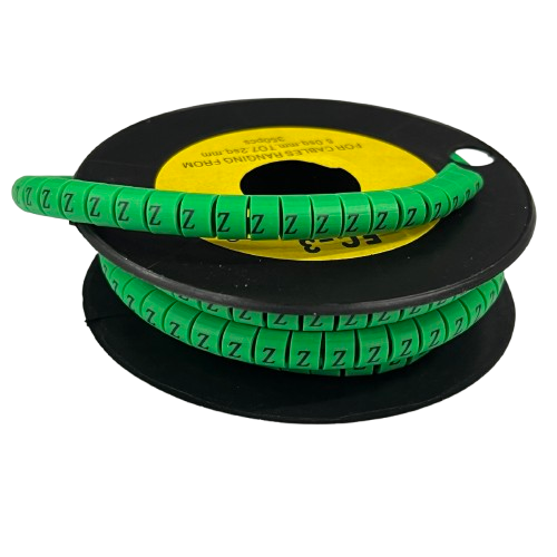 Cable (Z) Marker 5.0mm to 7.2mm EC-3G 350pcs Green
