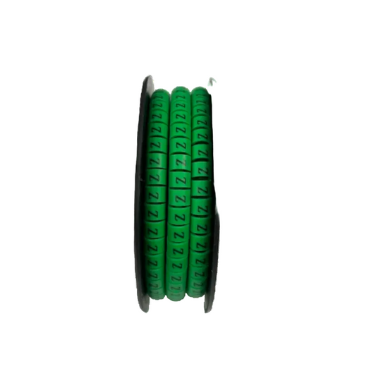 Cable (Z) Marker 5.0mm to 7.2mm EC-3G 350pcs Green  Wire Tagging