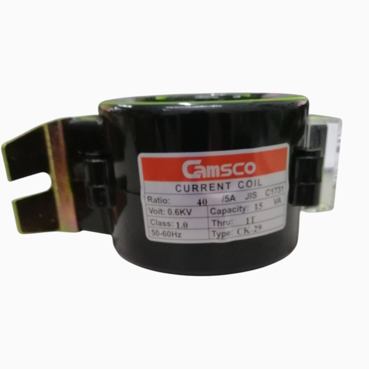 Camsco CK-29 Current Transformer Coil – 40/5A, 15VA, Class 1.0 (0.6kV, 50-60Hz, JIS C1731)