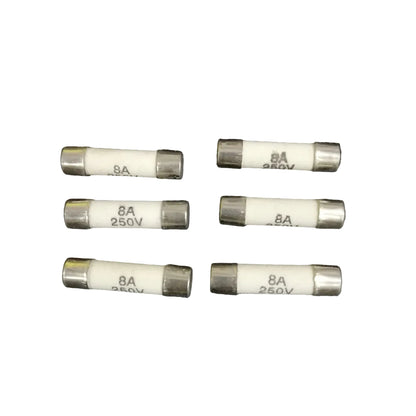 Ceramic Fuse  Porcelain Fuse 5x20 8 Ampere 250V