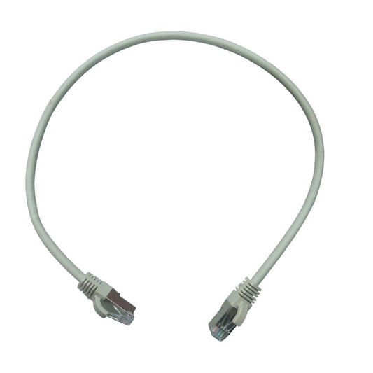 China Cat 6a UTP Patch Cord Cable 4 Pairs Gray 0.5 Meter