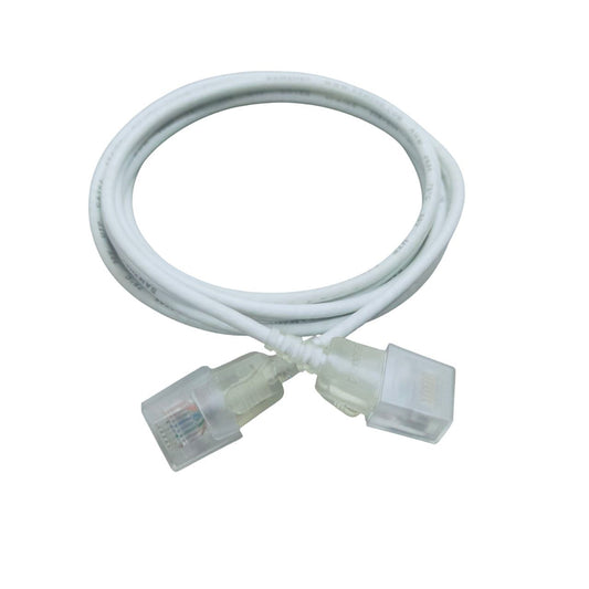 China Cat 6a UTP Patch Cord Cable 4 Pairs White 0.5 Meter