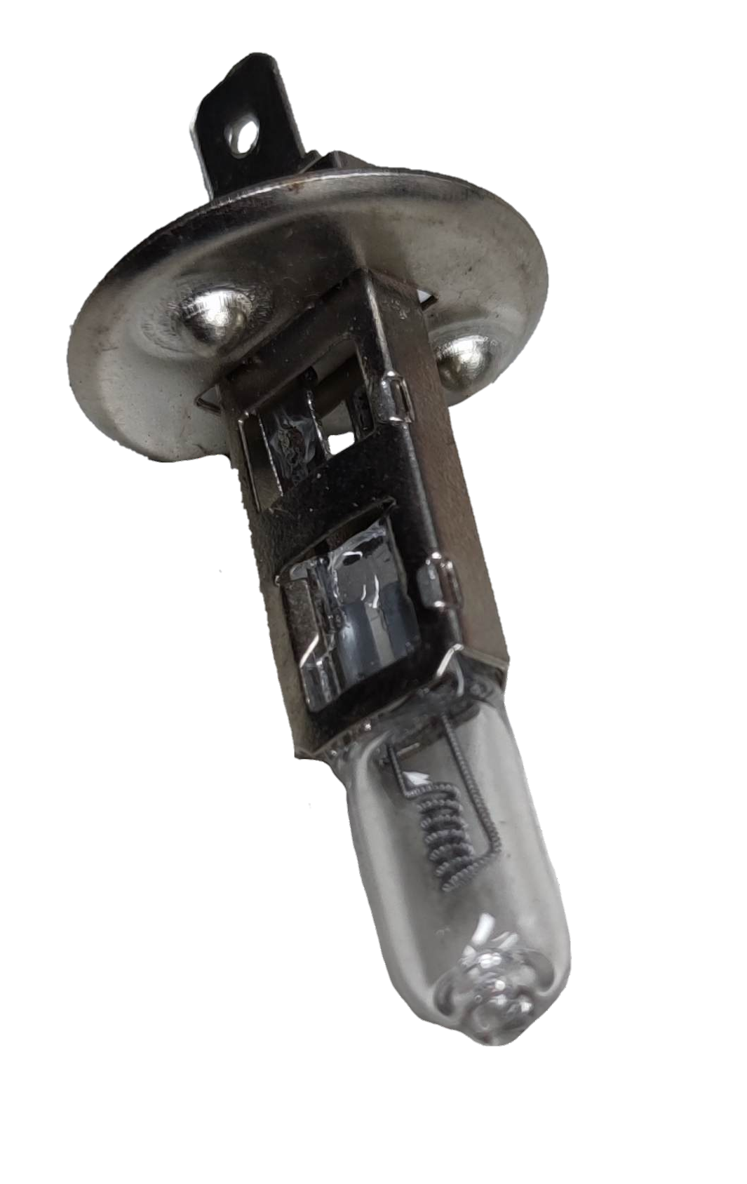 China 24V 100W H1 Halogen Bulb with clear glass and metal base for automotive lighting