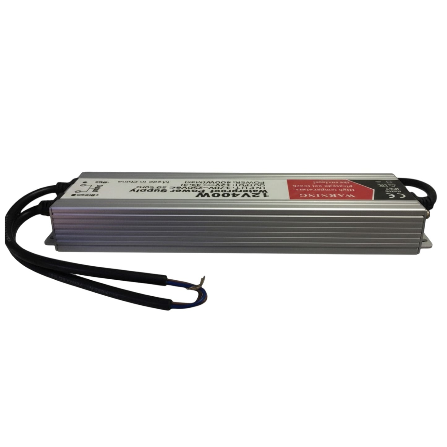 Rectangular electronic component with text and labels on a white background
