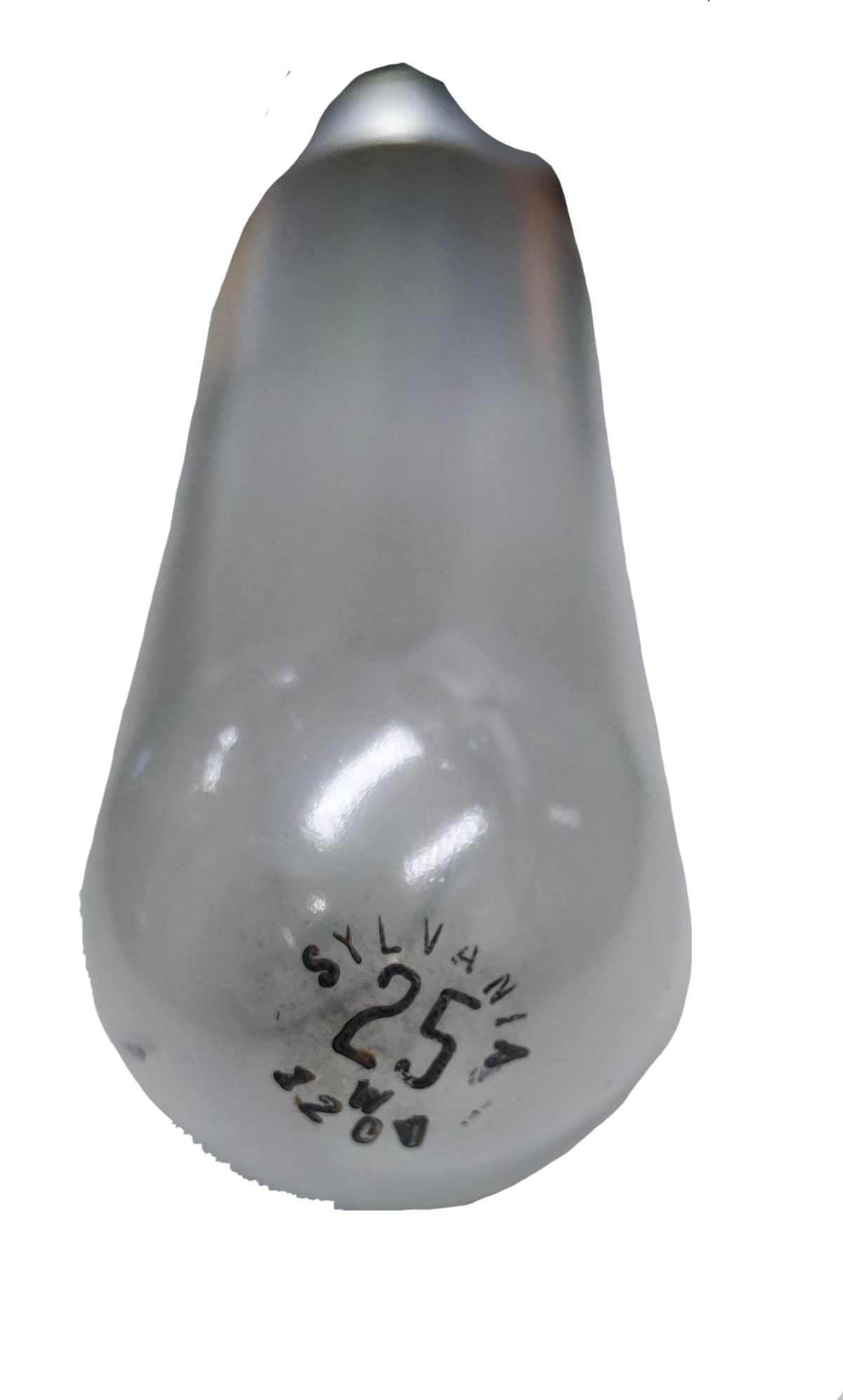E27 120V tubular incandescent bulb with frosted glass and 25 watt clear finish