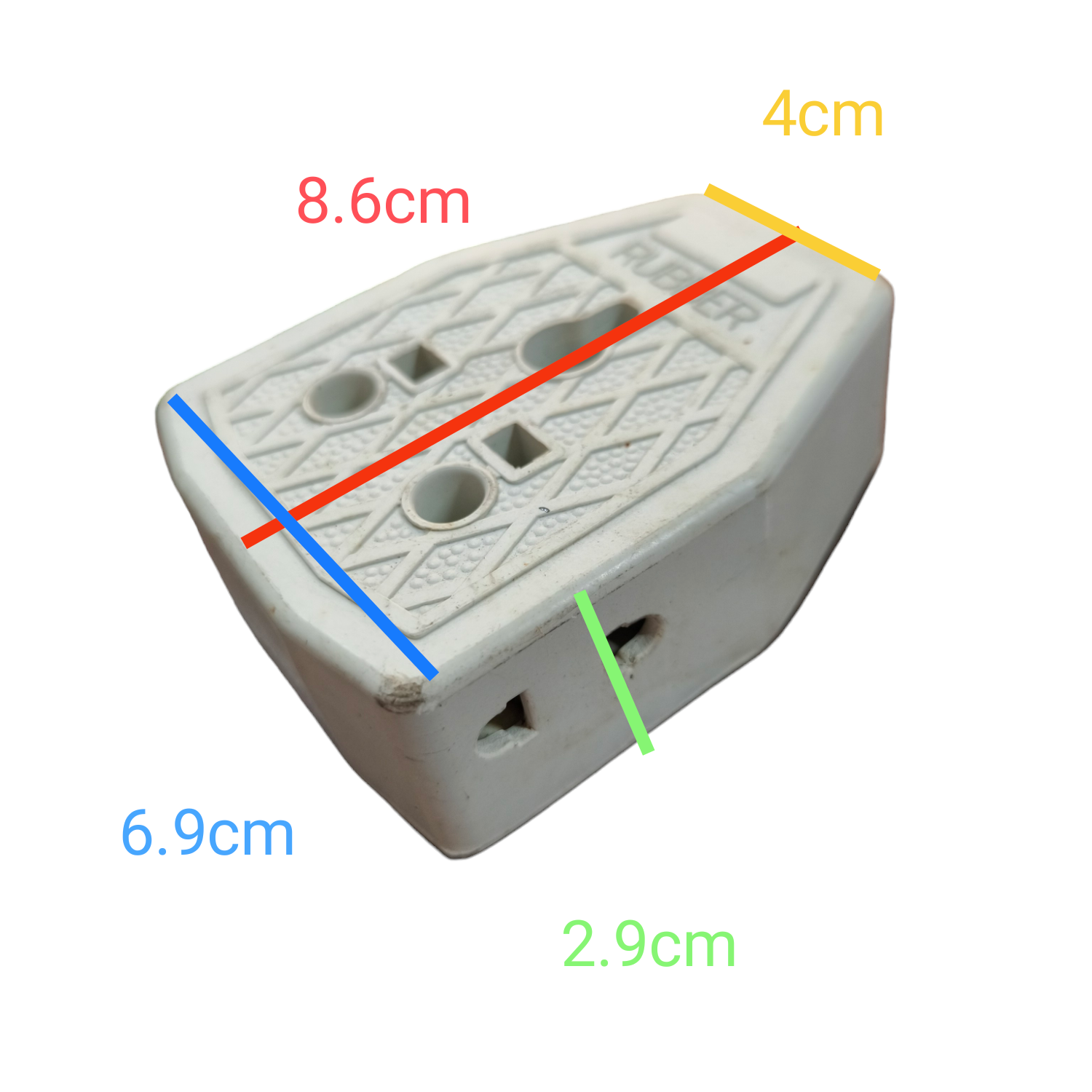 China Heavy Duty Type G Rubber Socket Big 10A 220V Electx Electrical Supply 