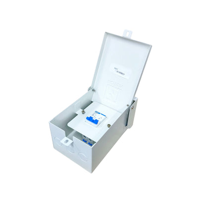 Chint 20A 2P 6KAIC 220V Miniature Circuit Breaker with Nema 3R Enclosure Outdoor NXB-63/C20 6KAIC