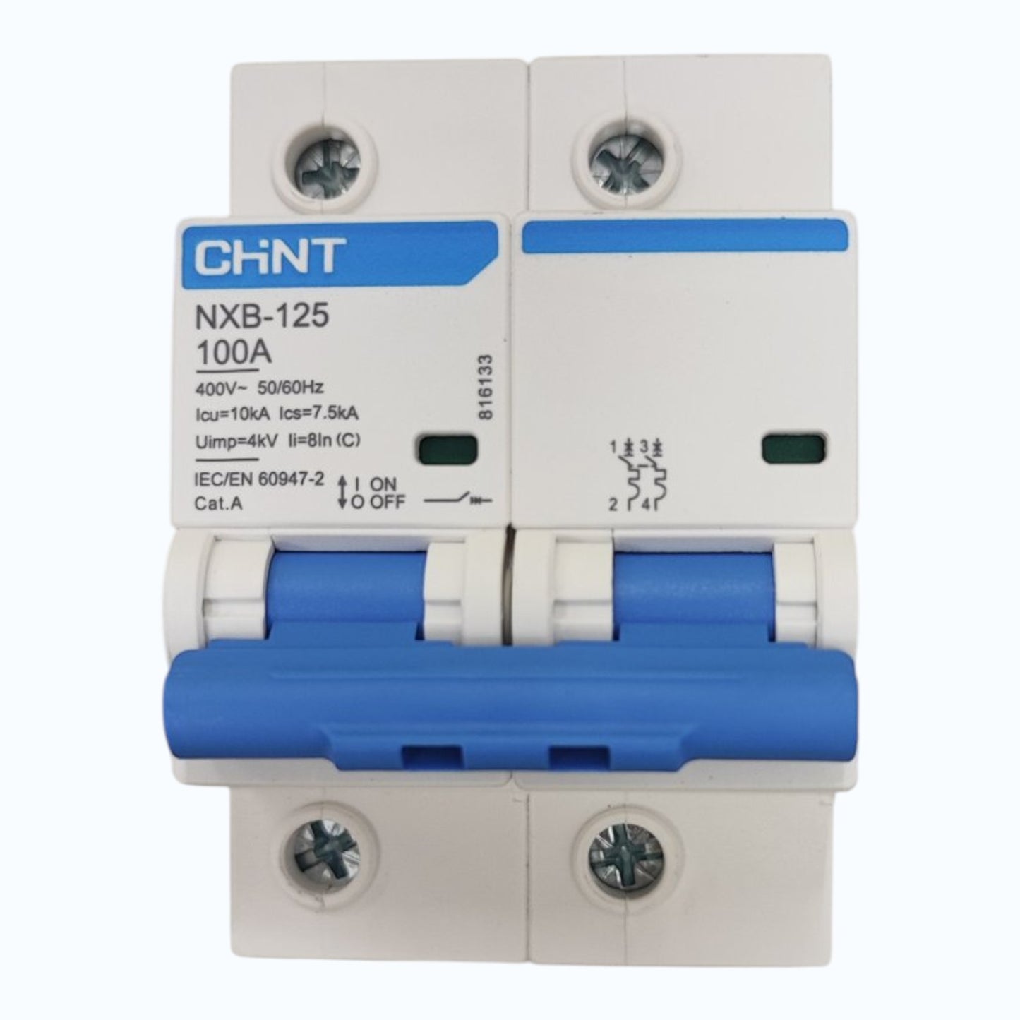 Chint 100A 2Pole Single Phase 10 KAIC 220V Miniature Circuit Breaker