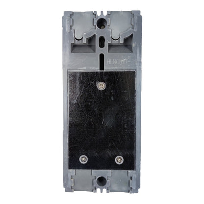 A gray plastic electrical component or switch module with a large black rectangular panel secured by screws, shown against a plain white background.