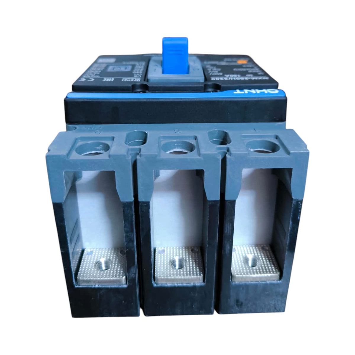 Chint 200A 3 Pole Industrial Circuit Breaker 3 Phase 250AF 75KAIC 220V 50kA 415V MCCB NXM-250H/3300/200A