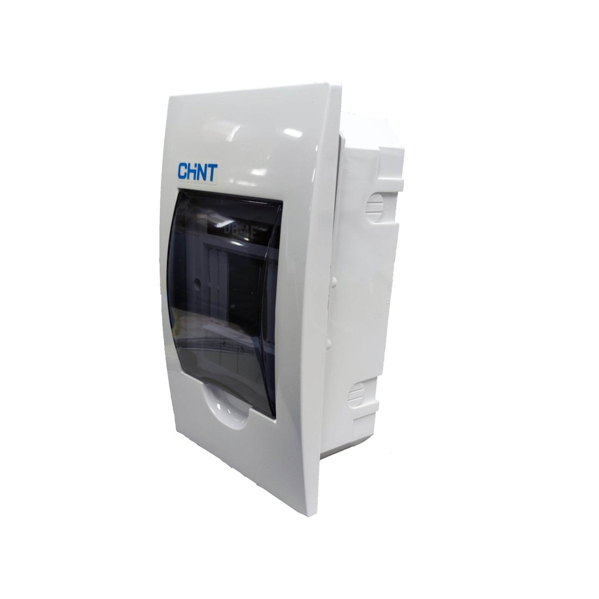 Chint 2 Ways Flush Type Thermoplastic Distribution Box with Bus Bar DB-2F front view