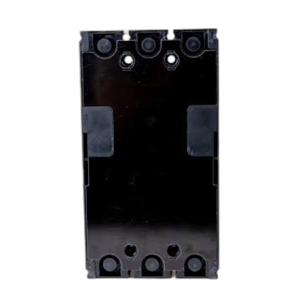 A black plastic electrical terminal block or connector component with screw terminals, shown against a plain white background.