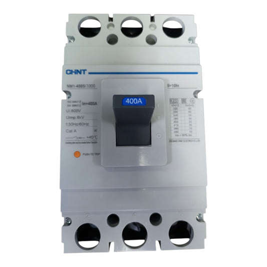 Chint 400A 3Pole  Industrial Circuit Breaker MCCB 50KIAC 220V 400AF Circuit Breaker NM1-400S/3300400A