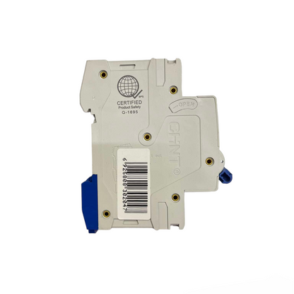 Chint 63A 1Pole 6KAIC 220V with indicator Miniature Circuit Breaker NB1-63 1P C63 6KADB Electx Electrical Supply