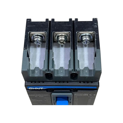 Chint 63A 3 Pole Industrial Circuit Breaker 3 Phase 63AF 36KAIC 220V 25kA 415V MCCB NXM-63S/3300/63A