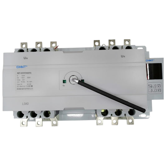 Electrical contactor with visible brand name on a white background