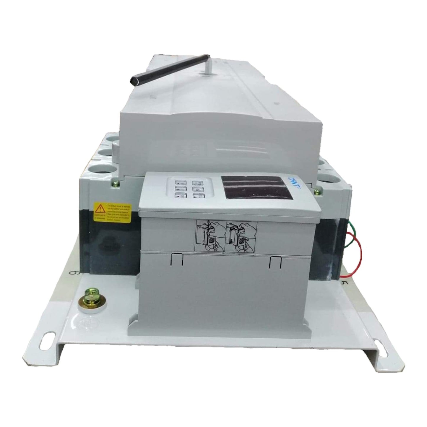 Electrical component with a white background