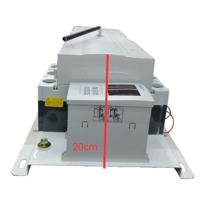 Electrical component with a red line marking 20cm on a white background