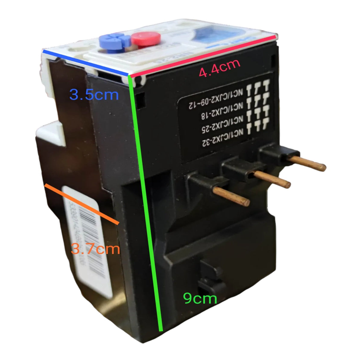 Chint NR2-25 Overload Relay for NC1-2510 NC1-2501 NC1-3210 NC1-3201 17-25A I Electx Electrical Supply