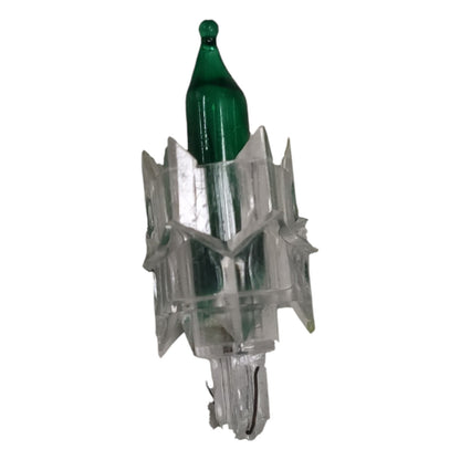 Christmas Light Bulb with Socket 25 pcs + 10 Free for Warranty ( Diamond Socket), Starry Socket Design