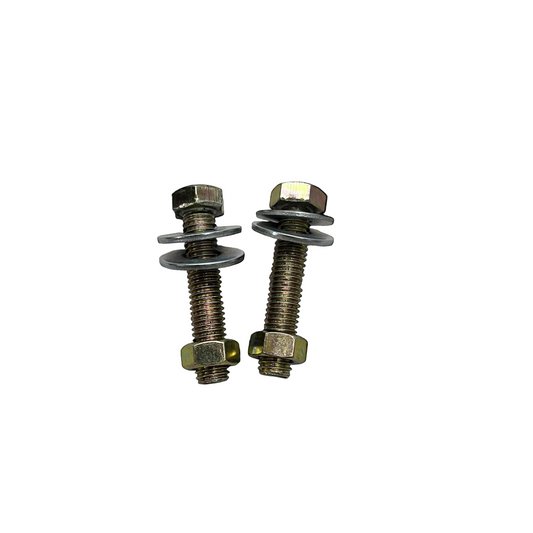 Chrome Gold Bolt and Nut with washer 8mm x 40mm