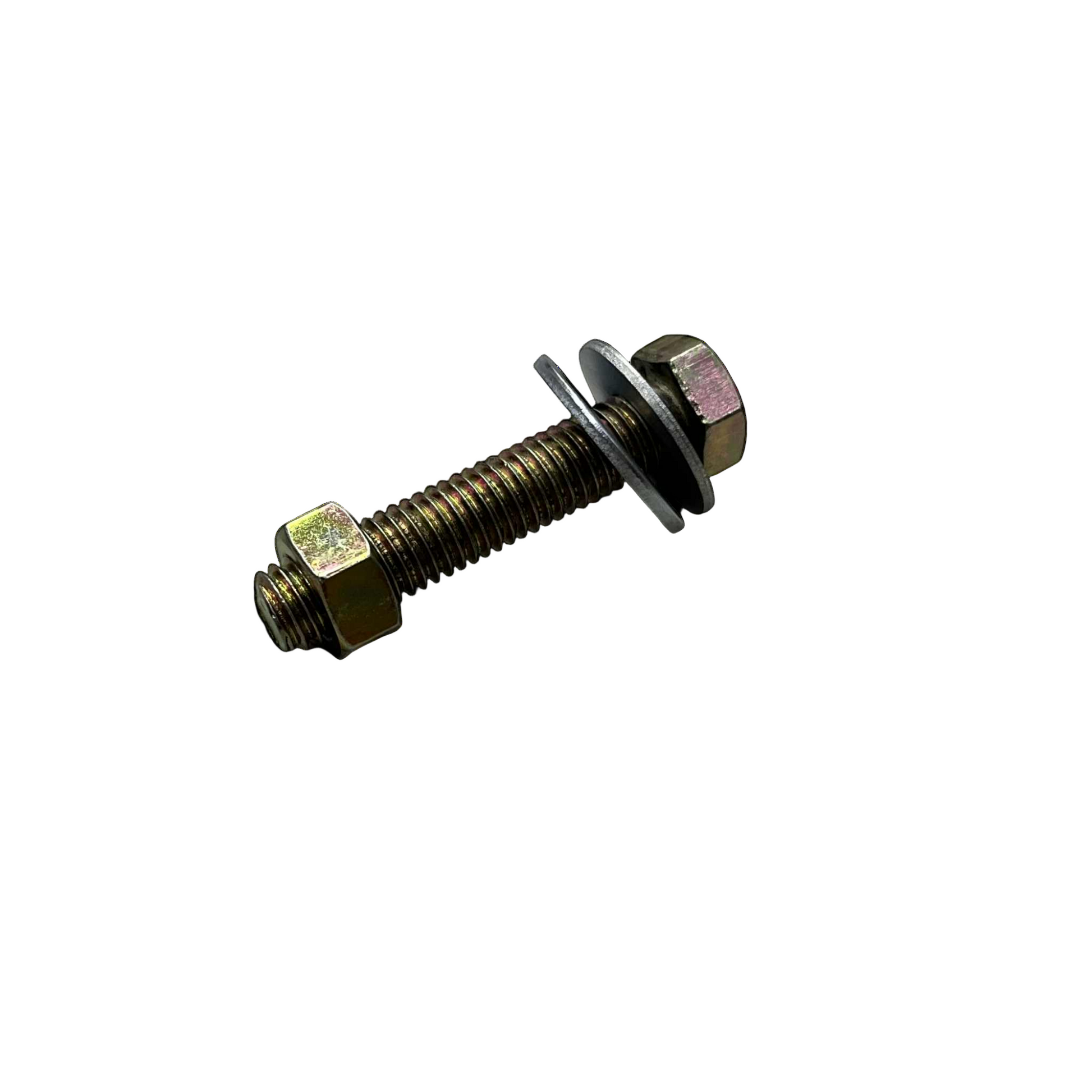 Chrome Gold Bolt and Nut with washer 80mm x 40mm Electx Electrical Supply