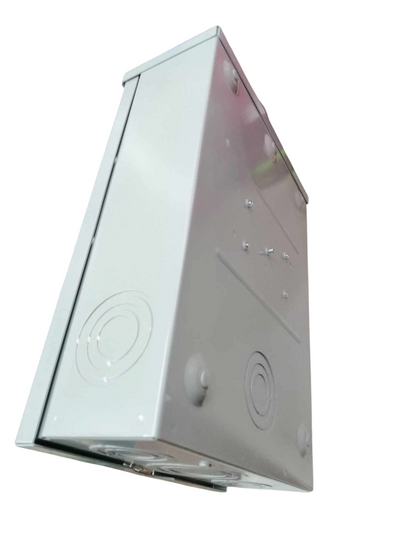 Cirtech KWH Meter Base 5 Jaws Square Type electrical enclosure box in gray metal