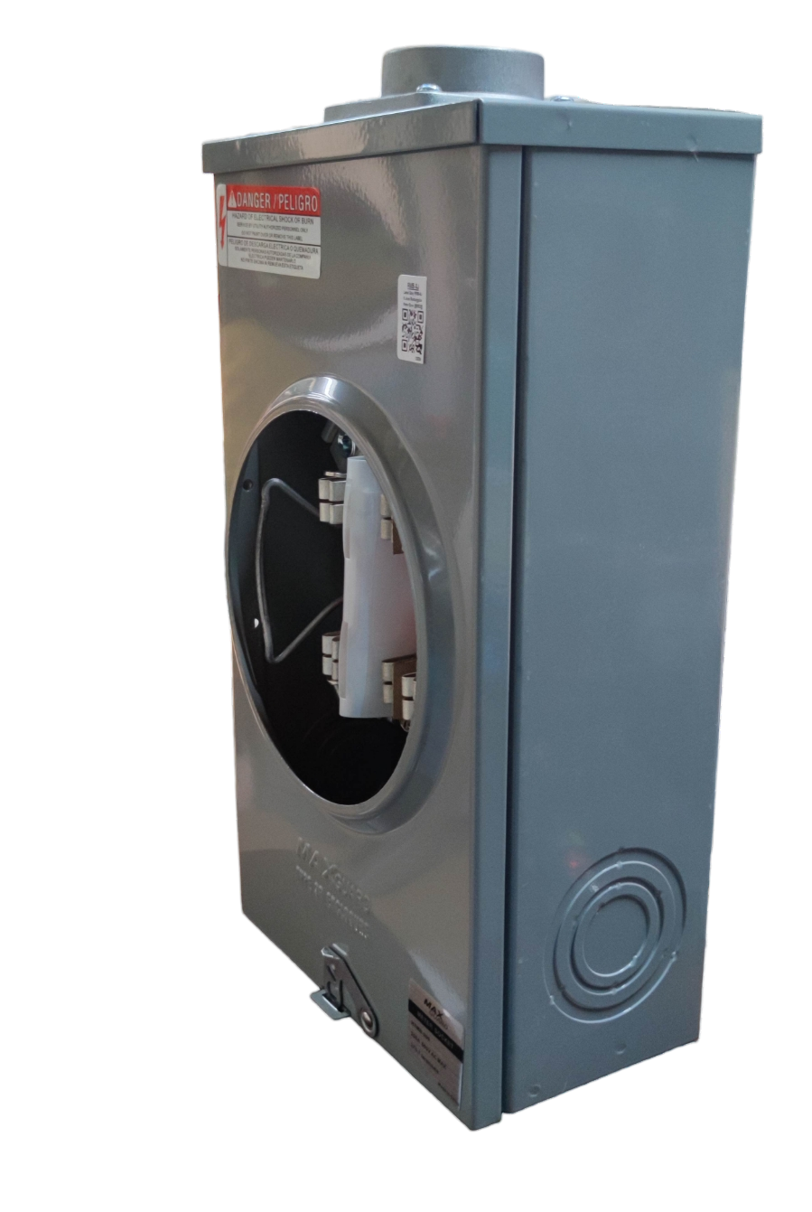 Cirtech KWH Meter Base 2 Inch gray electrical enclosure box for circuit connections