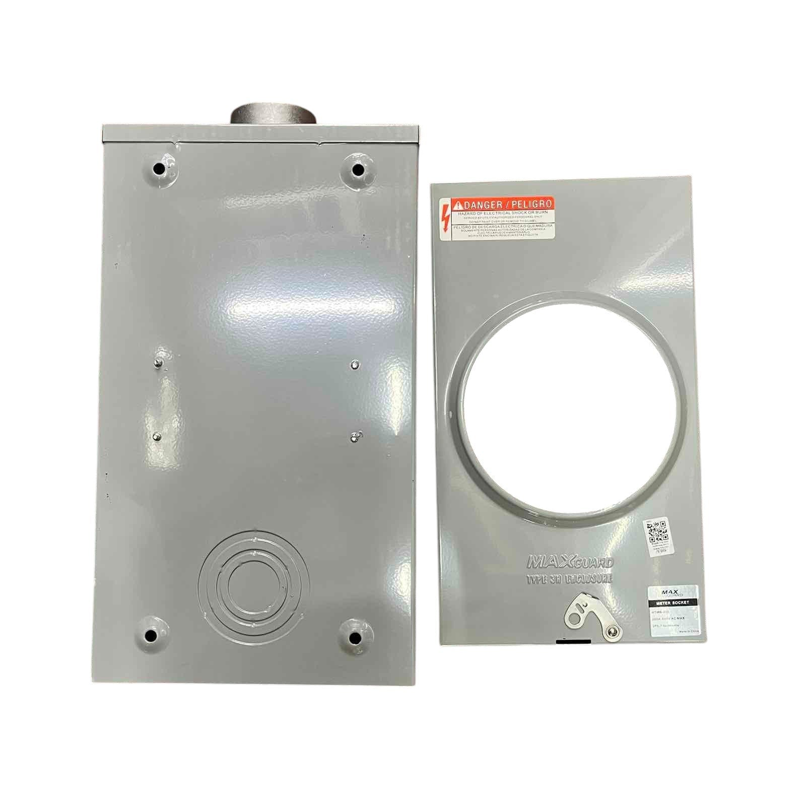 Cirtech KWH Meter Base 8 Jaws 2 Inches Rectangular Meter Base Max 200A Electx Electrical SUpply