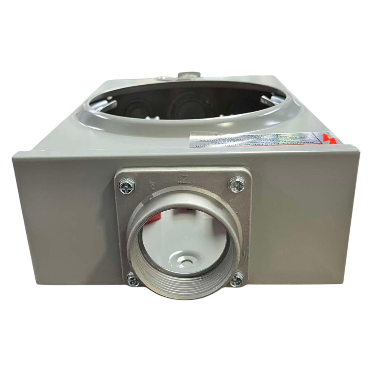 Cirtech Square Meter Base for 4 Jaws KWH Electric Meter, hub opening detail