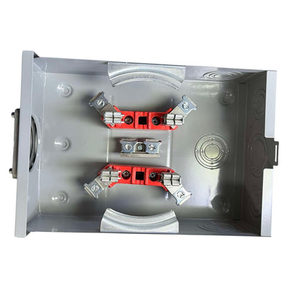 Cirtech Square Meter Base for 4 Jaws KWH Electric Meter, wiring connectors detail
