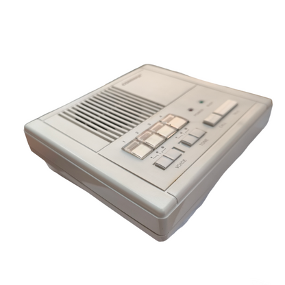 Commax 4 station intercom system white control panel with buttons and speaker for security communication