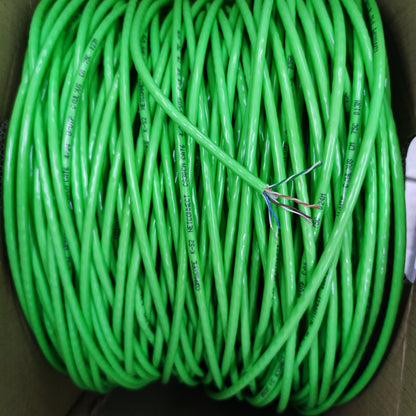 Comscope CAT6 UTP 300 Meters, LAN Cable, Ethernet Cable, Data Cable, Internet Cable, CAT 6 AWG 24 Solid 4 Pairs Green