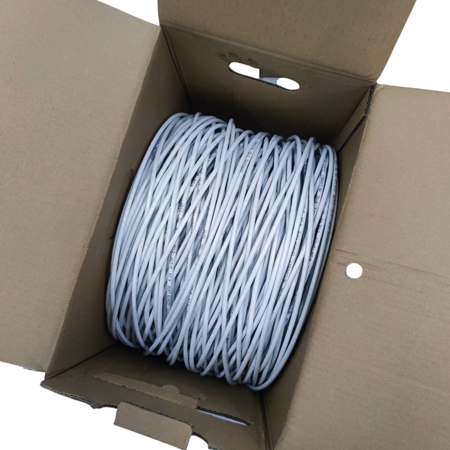 Comscope CAT6 UTP 300 Meters, LAN Cable, Ethernet Cable, Data Cable, Internet Cable, CAT 6 Cable AWG 24 4 Pairs White