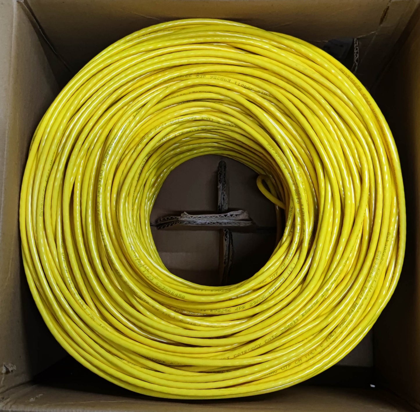 Comscope CAT6 UTP 300 Meters, LAN Cable, Ethernet Cable, Data Cable, Internet Cable, CAT 6 Cable Yellow Electx Electrical Supply