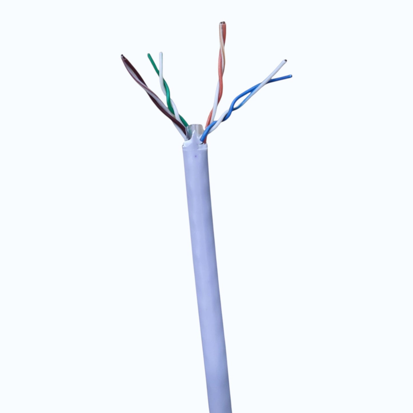 Comscope Precut LAN Cable, Ethernet Cable, Data Cable, UTP Cable, CAT 6 AWG 24 Solid Gray
