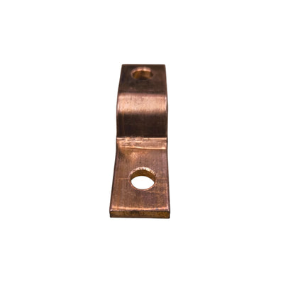 Copper Bus Bar 7cm x 2cm x 0.5cm S Type with 0.9cm Hole