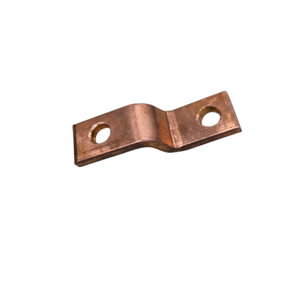 Copper Bus Bar 7cm x 2cm x 0.5cm S Type with 0.9cm Hole