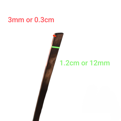 Copper bus bar 3mm thick assorted length with clear measurement markings for easy reference