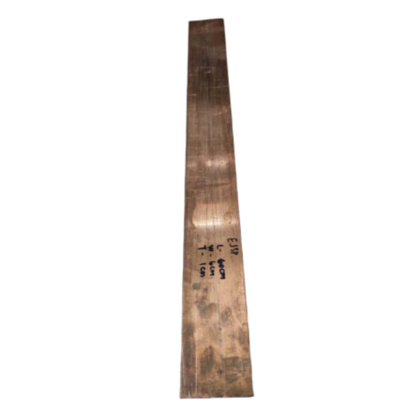 Copper bus bar 3mm thick assorted length suitable for electrical connections and installations