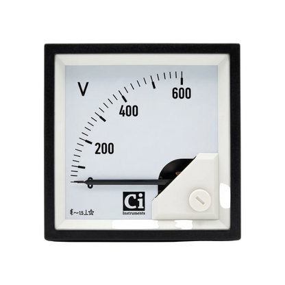 Crompton 600V AC Meter 72mm x 72mm, panel meter 3inches x 3inches