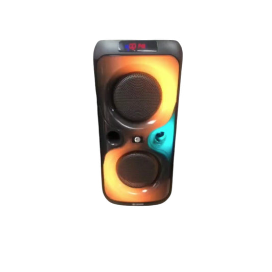 Crown 150W Portable Speaker  6 Woofer + 1.5 Tweeter w/ Remote Control  Wireless Mic, Rechargeable Battery PD-662