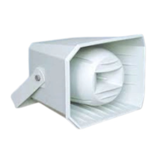 Crown 250W Horn Speaker Line Voltage 100V 8 Ohms Bypass Max 50W Nominal 25W 6 1/2 Woofer 5 x 2 1/4 inches Tweeter Outhorn Size 14 x 10 Inches